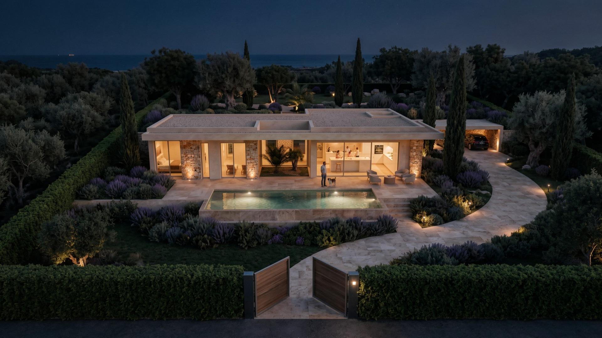 Villa de diseño con piscina en parcela de 10.000 m² en La Romana — 3 dorm.