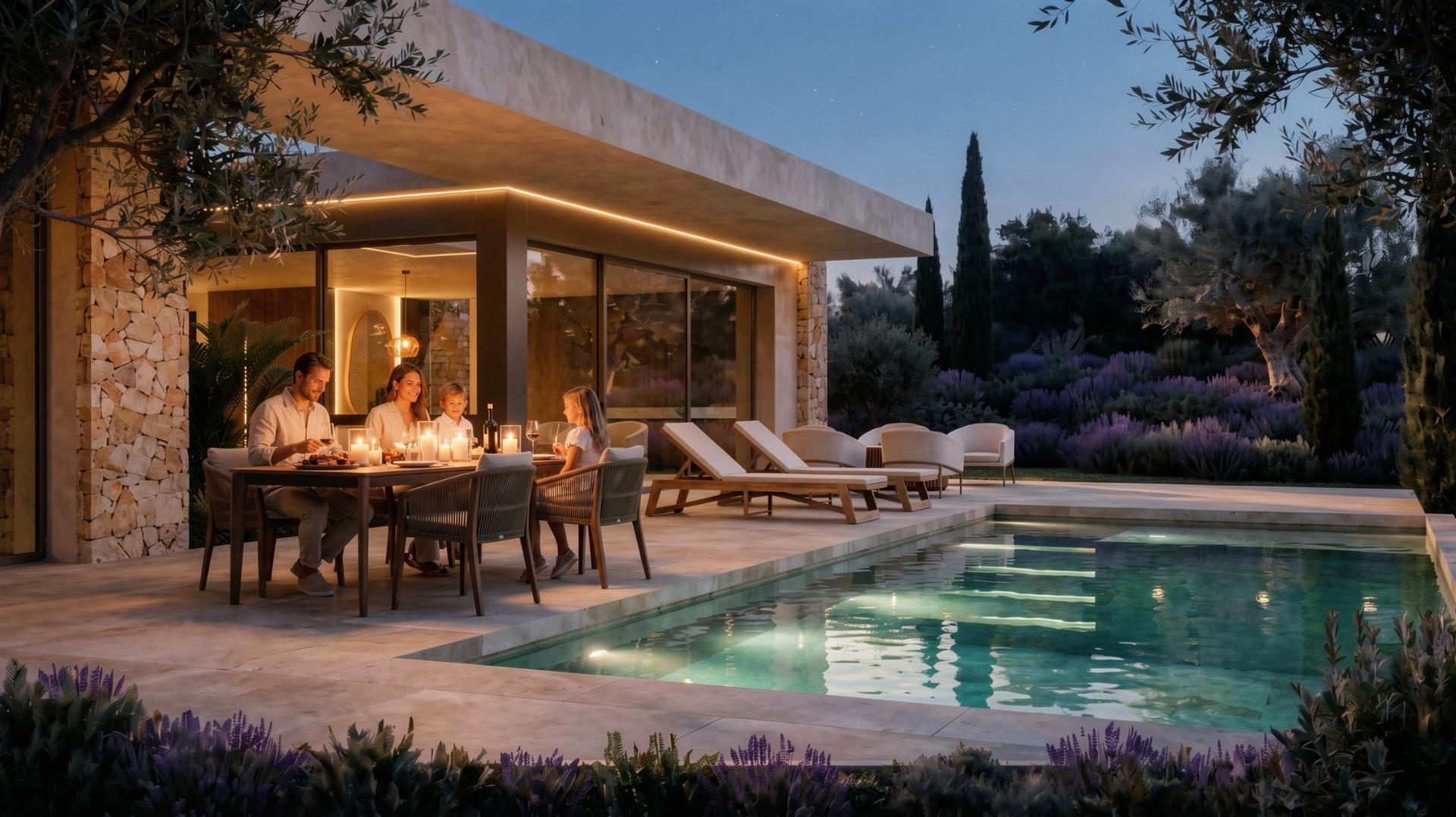 Villa de diseño con piscina en parcela de 10.000 m² en La Romana — 3 dorm.