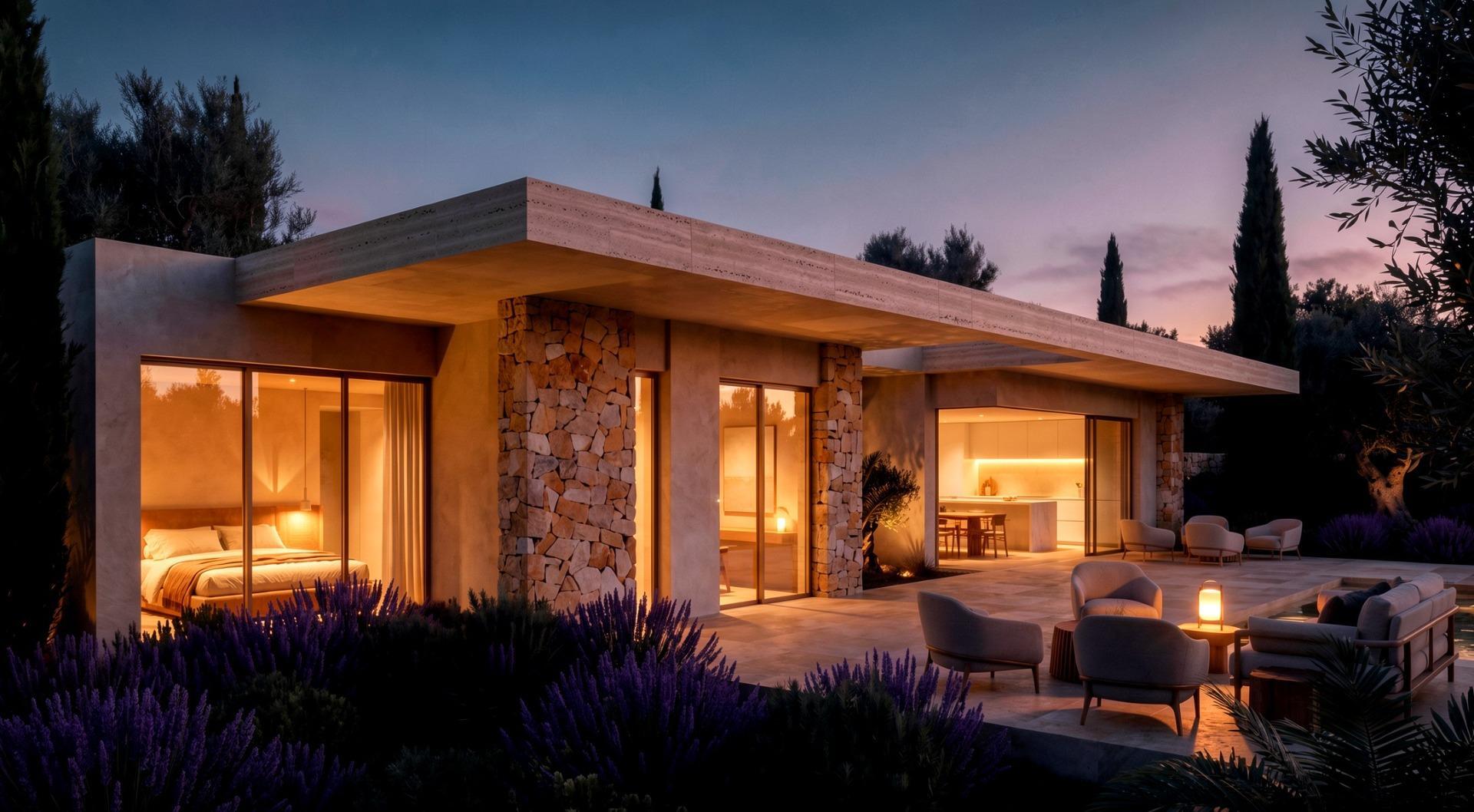 Villa de diseño con piscina en parcela de 10.000 m² en La Romana — 3 dorm.