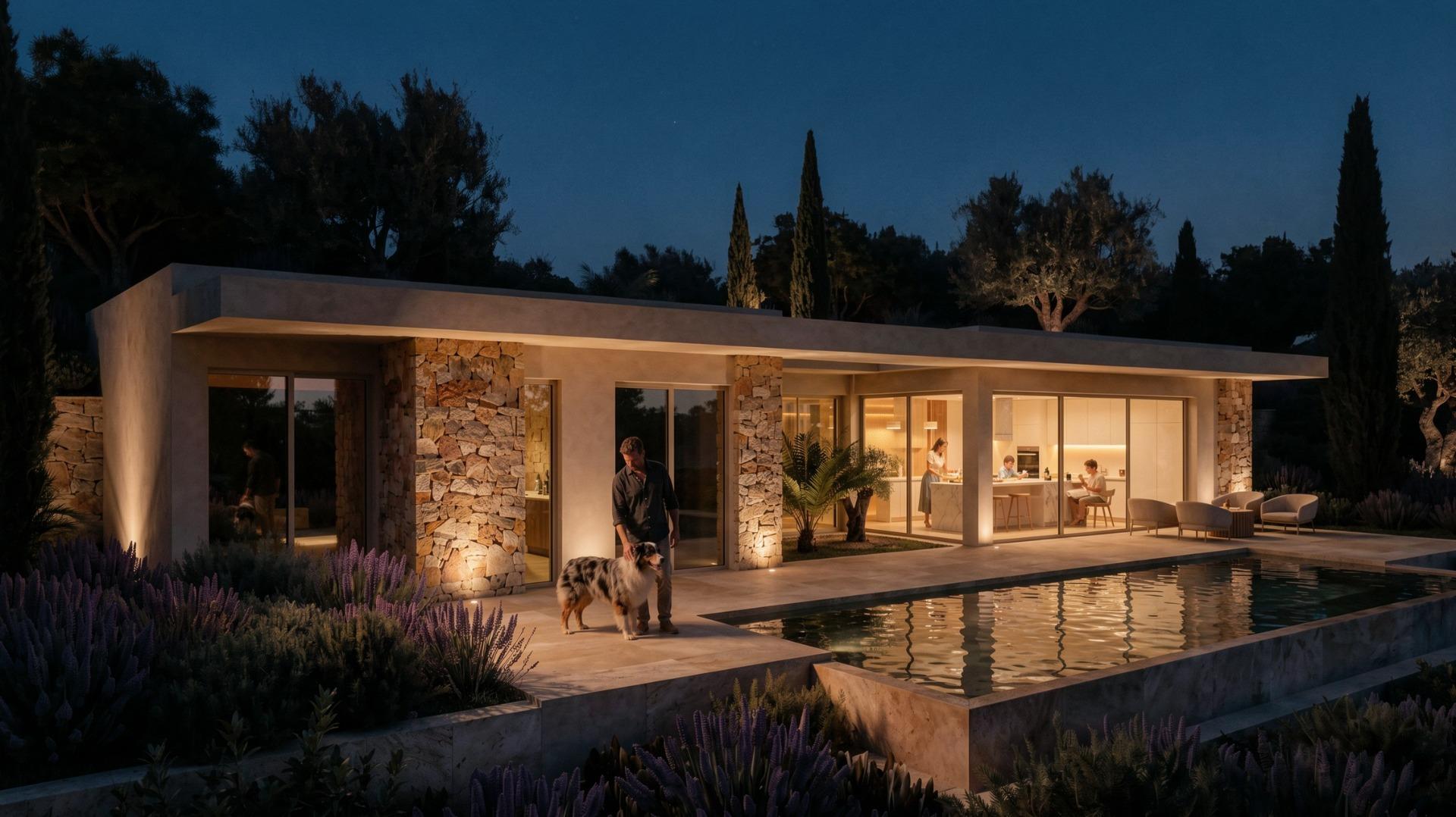 Villa de diseño con piscina en parcela de 10.000 m² en La Romana — 3 dorm.