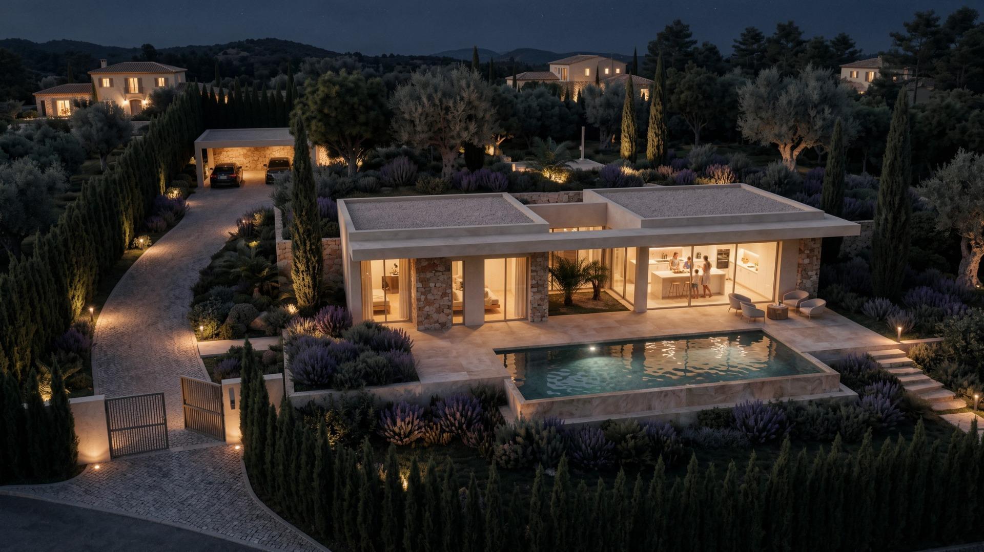 Villa de diseño con piscina en parcela de 10.000 m² en La Romana — 3 dorm.