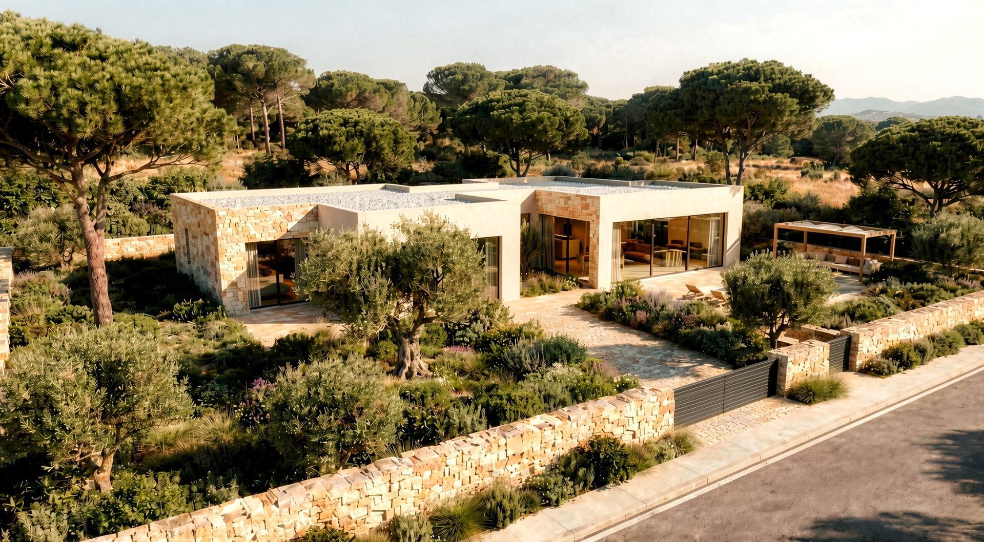 Villa de diseño con piscina en parcela de 10.000 m² en La Romana — 3 dorm.