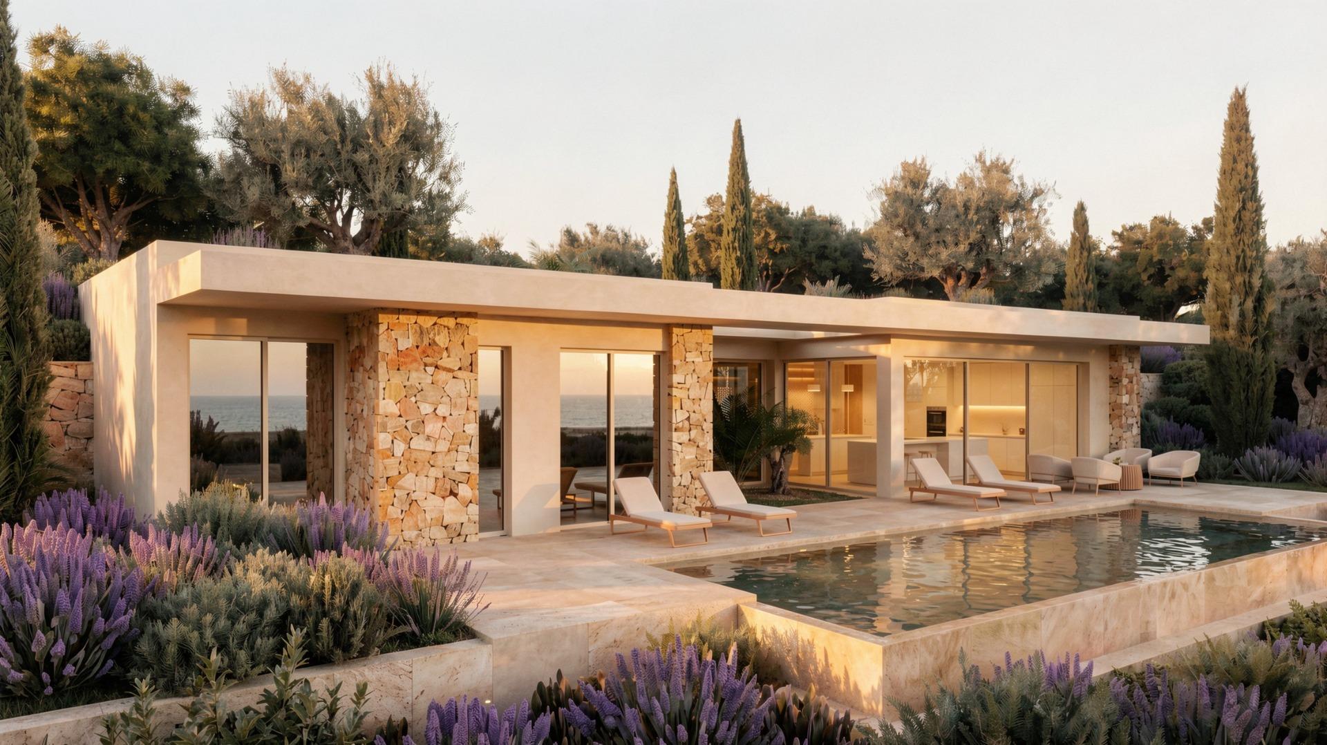 Villa de diseño con piscina en parcela de 10.000 m² en La Romana — 3 dorm.