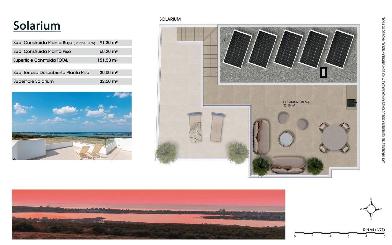 Villa de obra nueva con piscina privada en Vistabella Golf — 3 dorm. y 3 baños