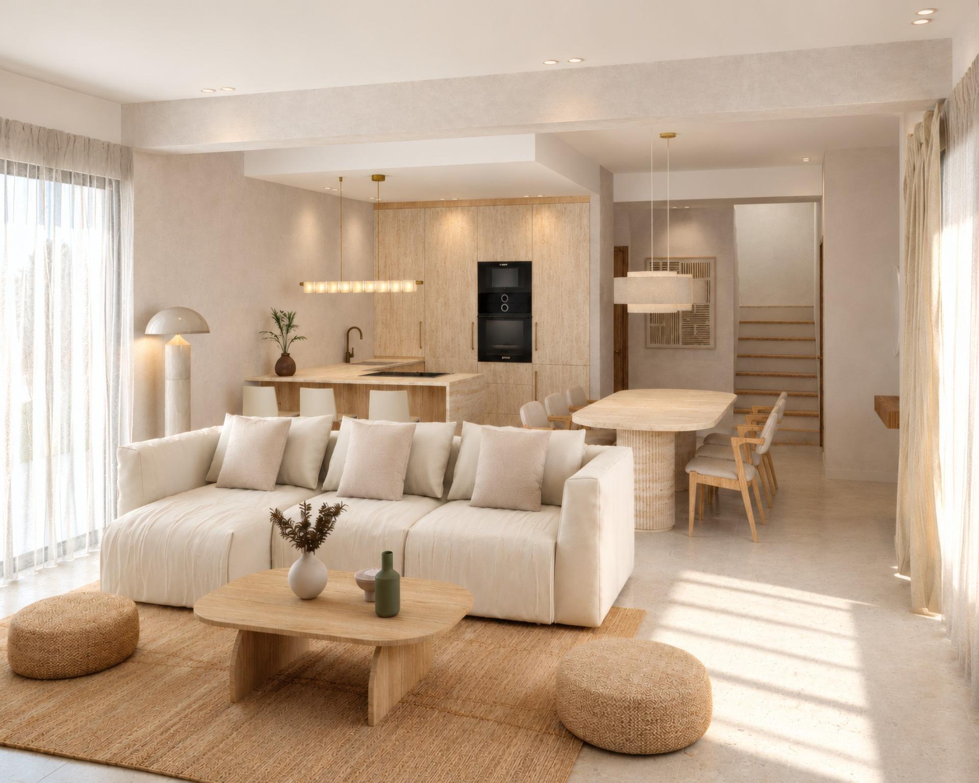 Villa de obra nueva con piscina privada en Vistabella Golf — 3 dorm. y 3 baños
