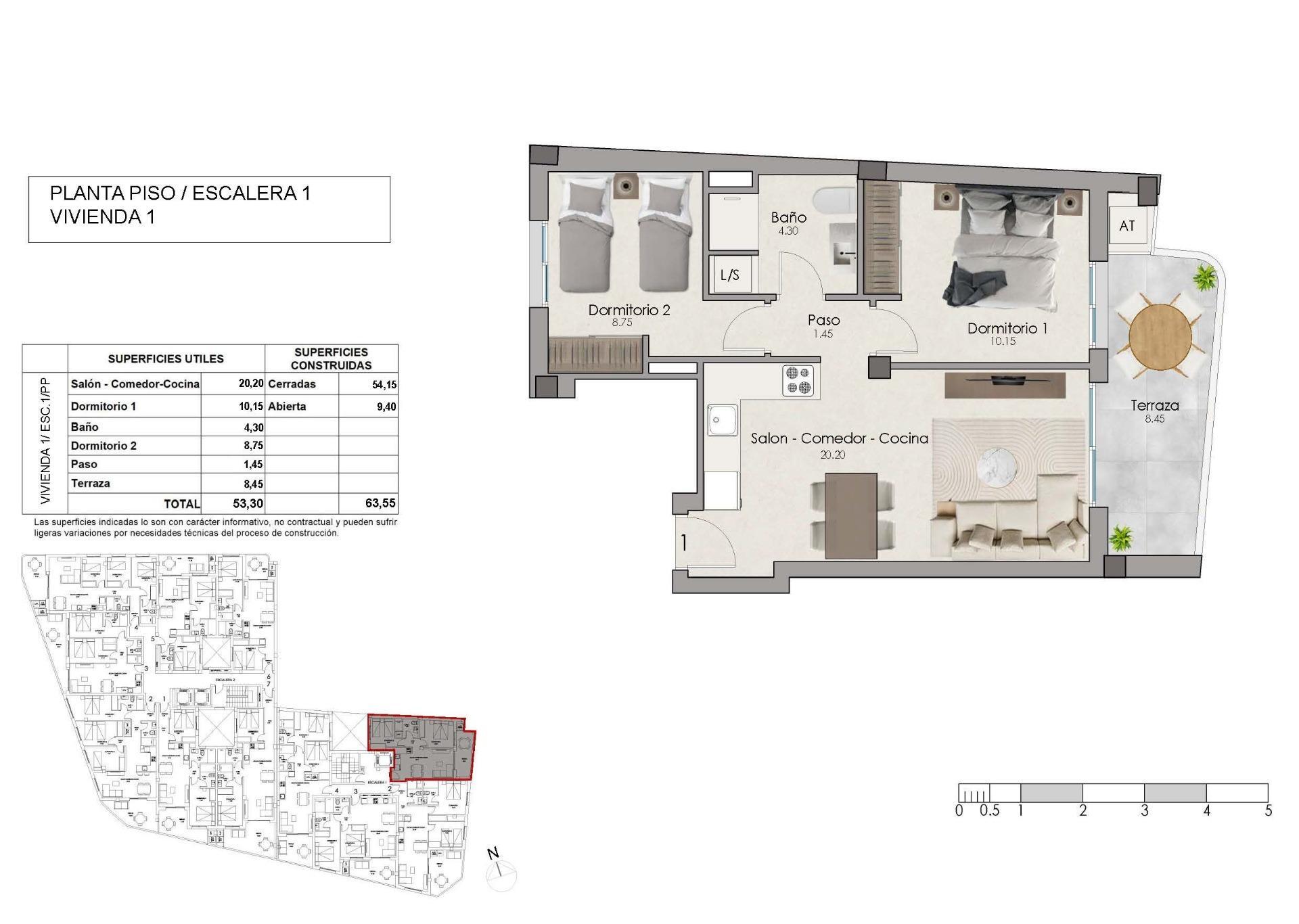 Apartamento de obra nueva en Santa Pola con piscina — a 1km de la playa