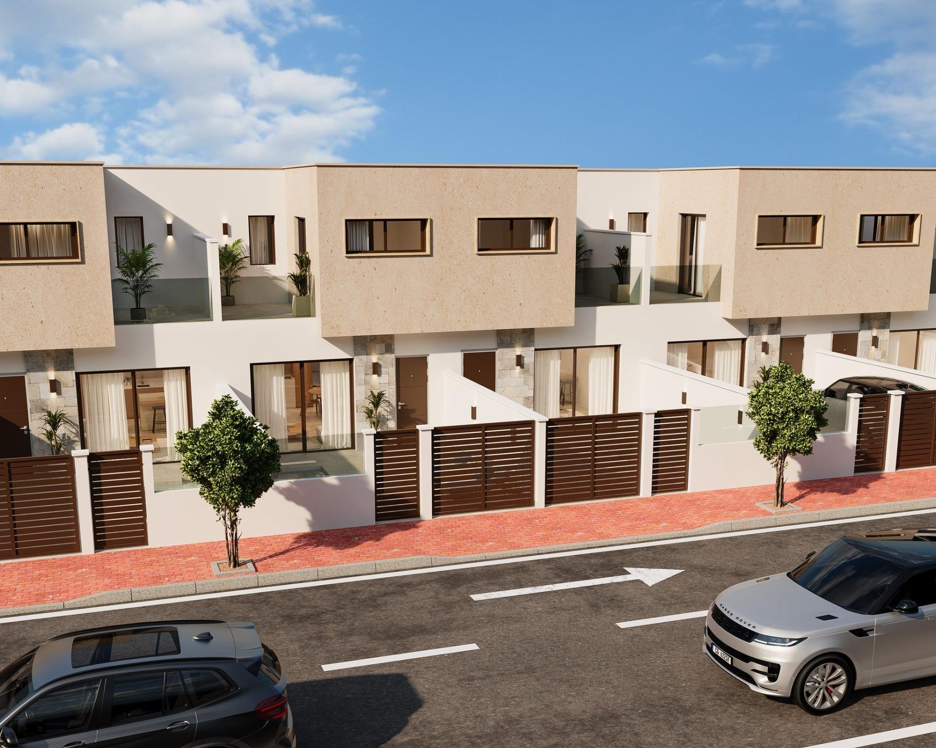 Obra nueva en Torre Pacheco con piscina privada y 3 dormitorios — Diseño moderno