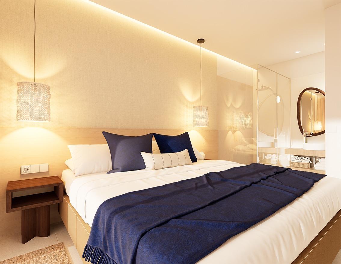 Apartamento de obra nueva con piscina privada en Los Frutales, Torrevieja — 2 dorm.