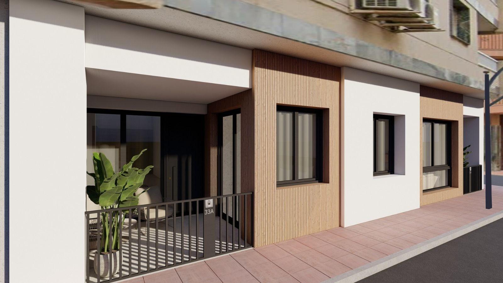 Apartamento de obra nueva a 300m del mar en Santiago de la Ribera — 2 dorm.