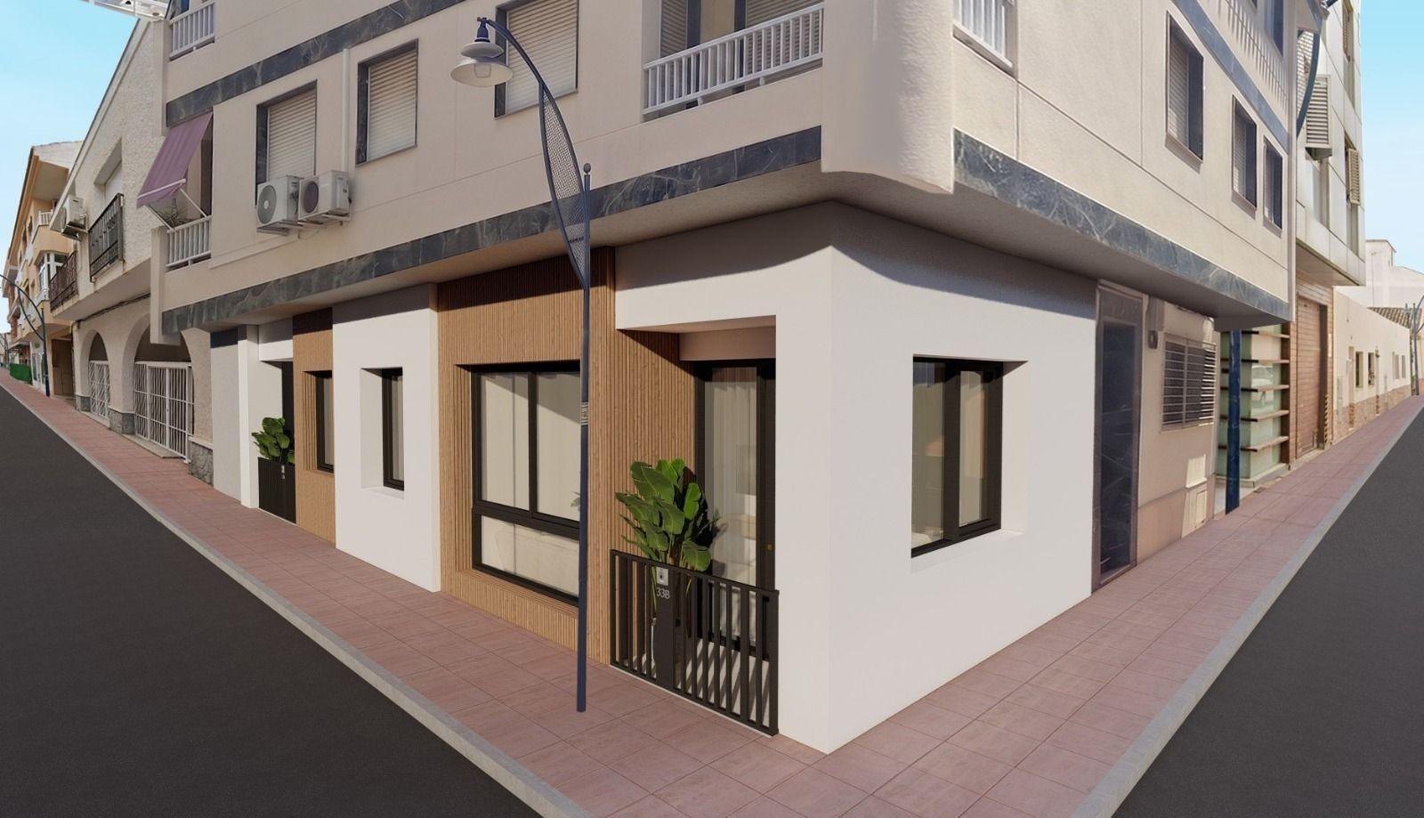 Apartamento de obra nueva a 300m del mar en Santiago de la Ribera — 2 dorm.