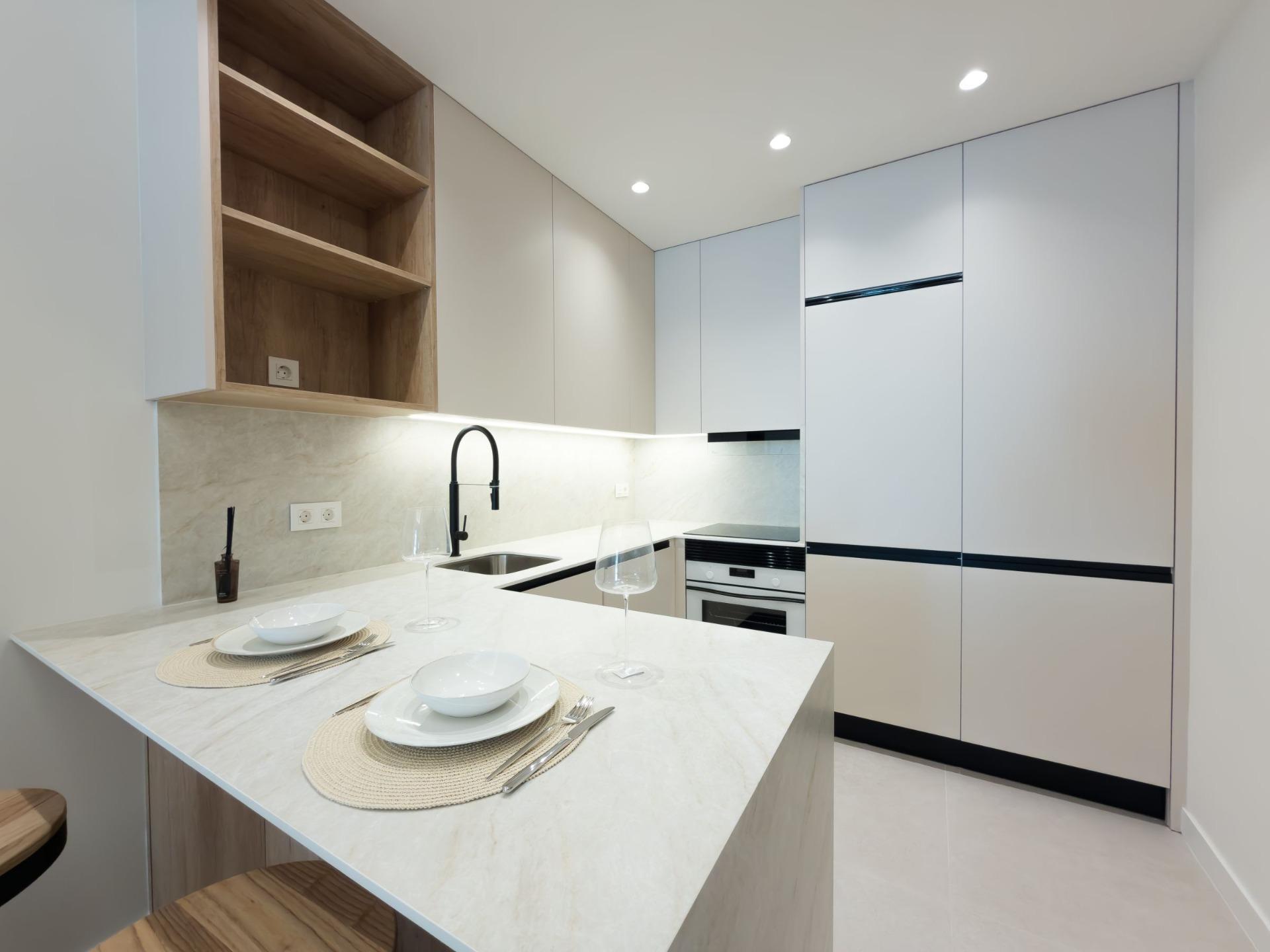 Apartamento de obra nueva a 300m del mar en Santiago de la Ribera - 1 hab.