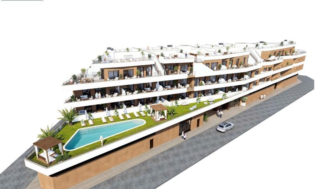 Apartamento de obra nueva con piscina privada en Formentera del Segura — 3 dorm.