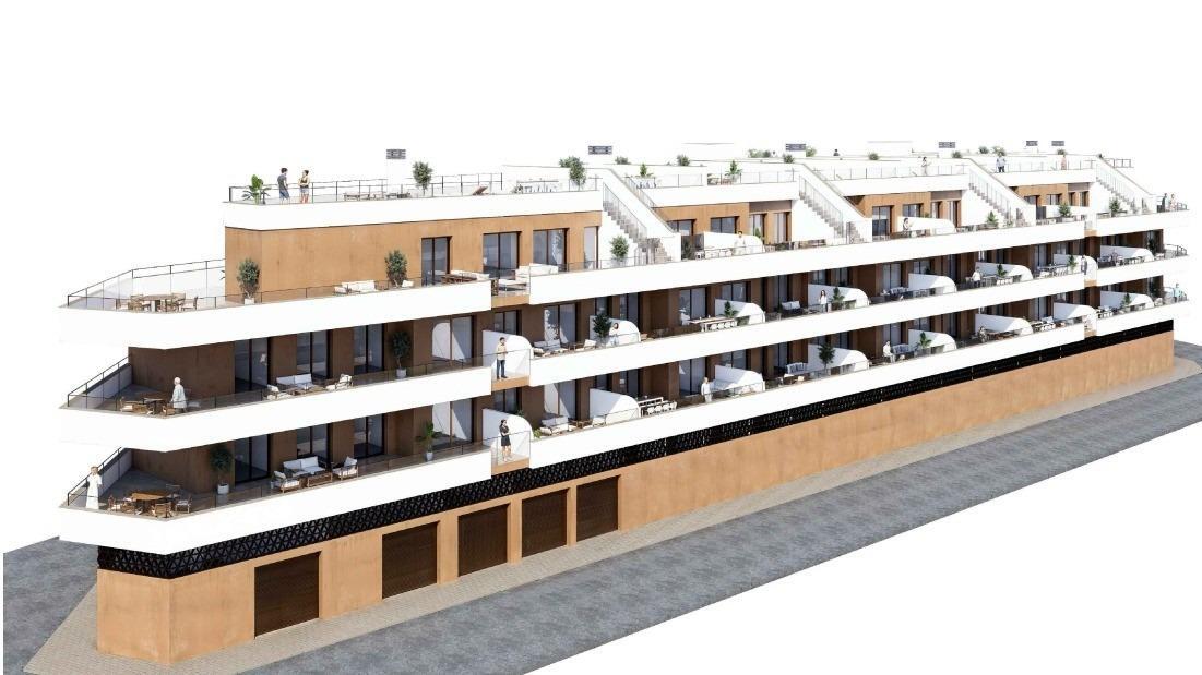 Apartamento de obra nueva con piscina privada en Formentera del Segura — 3 dorm.
