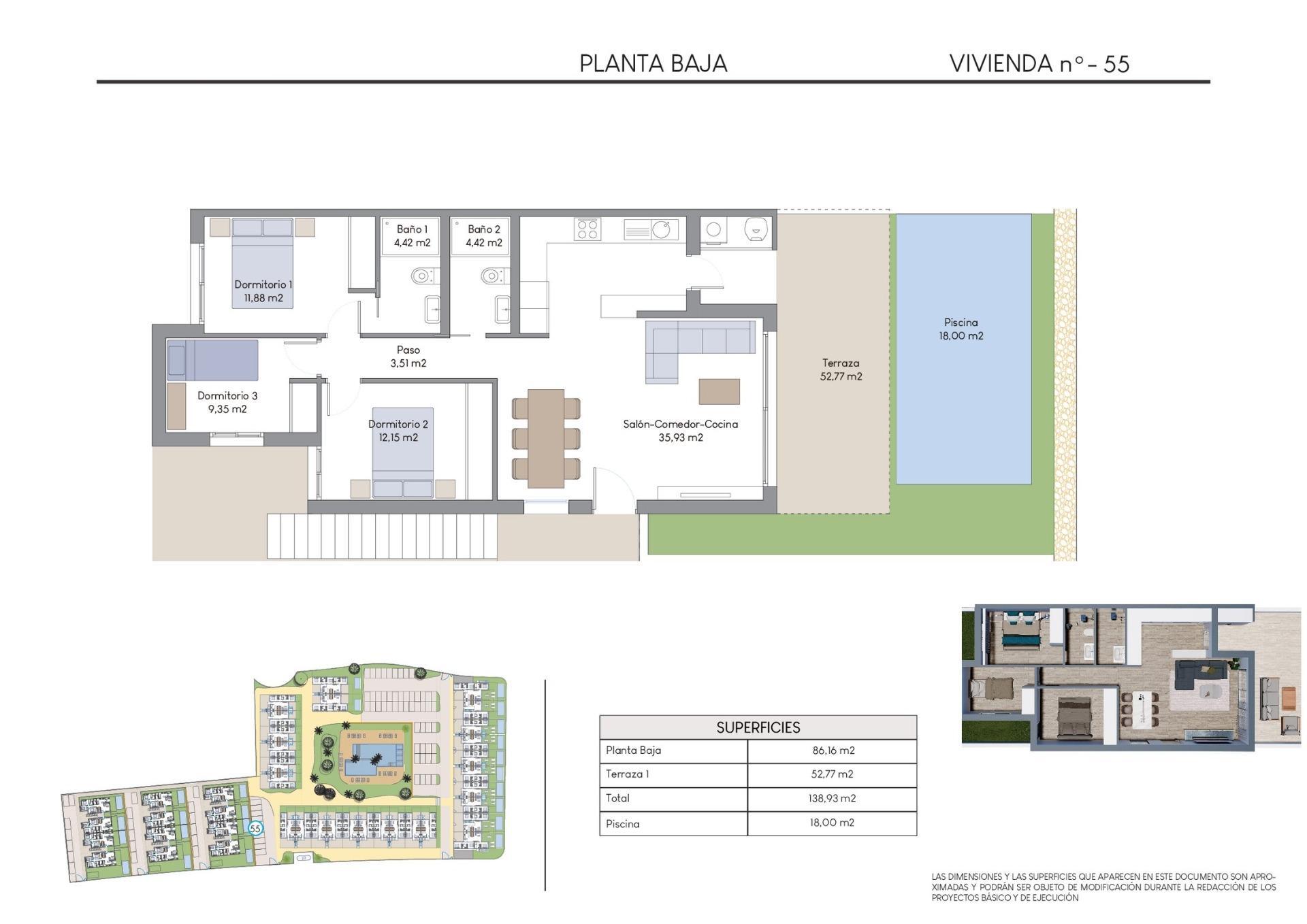 Chalet de obra nueva con piscina privada y vistas en Finestrat — 3 dorm.