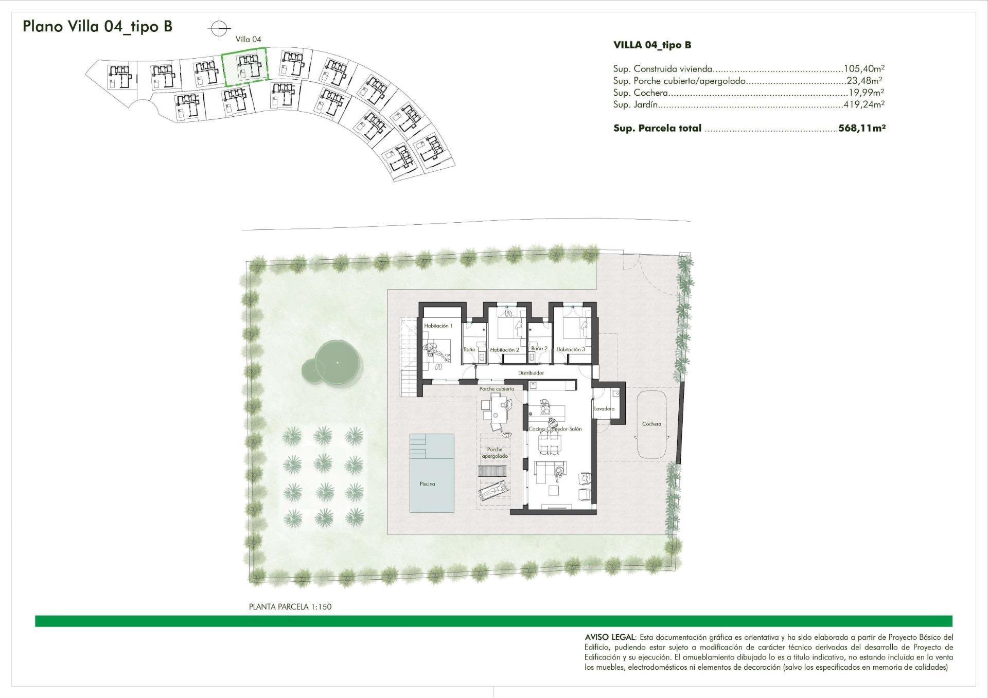 Villa de lujo con piscina privada y 600m² de parcela en Hacienda del Álamo