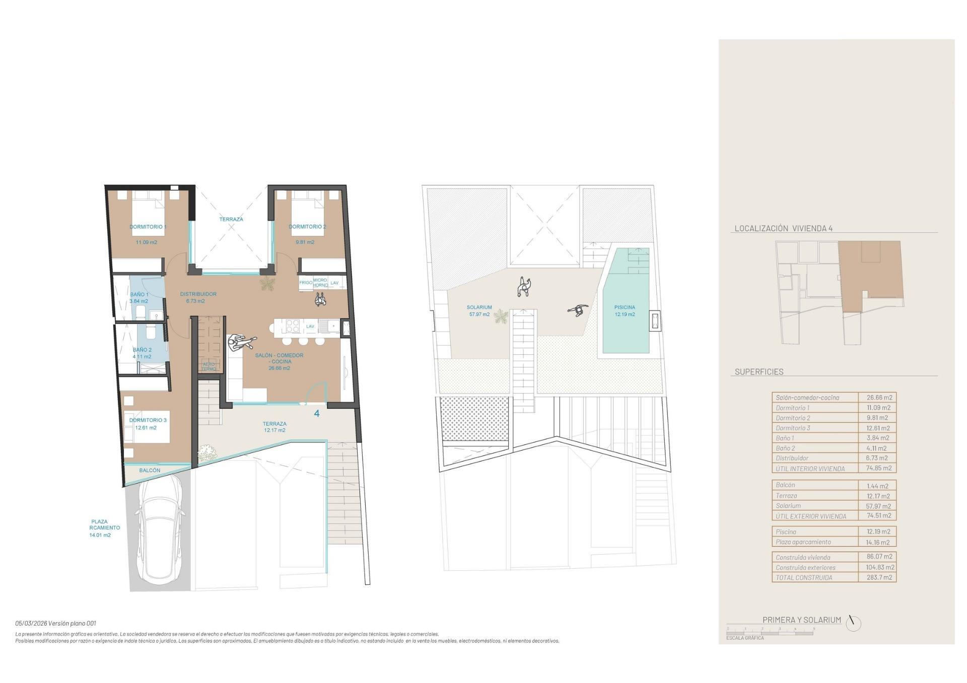 Chalet de obra nueva con piscina privada en el corazón de San Pedro del Pinatar