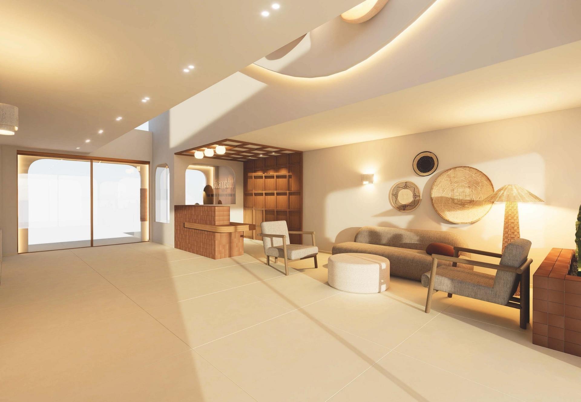 Apartamento de obra nueva en Los Frutales con piscina y licencia — 3 dorm.